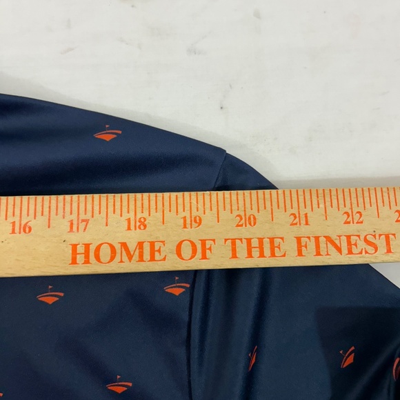 Level Wear Sz XL Poly Performance Blue Golf Houston Open MD Anderson Polo Shirt - Picture 7 of 10